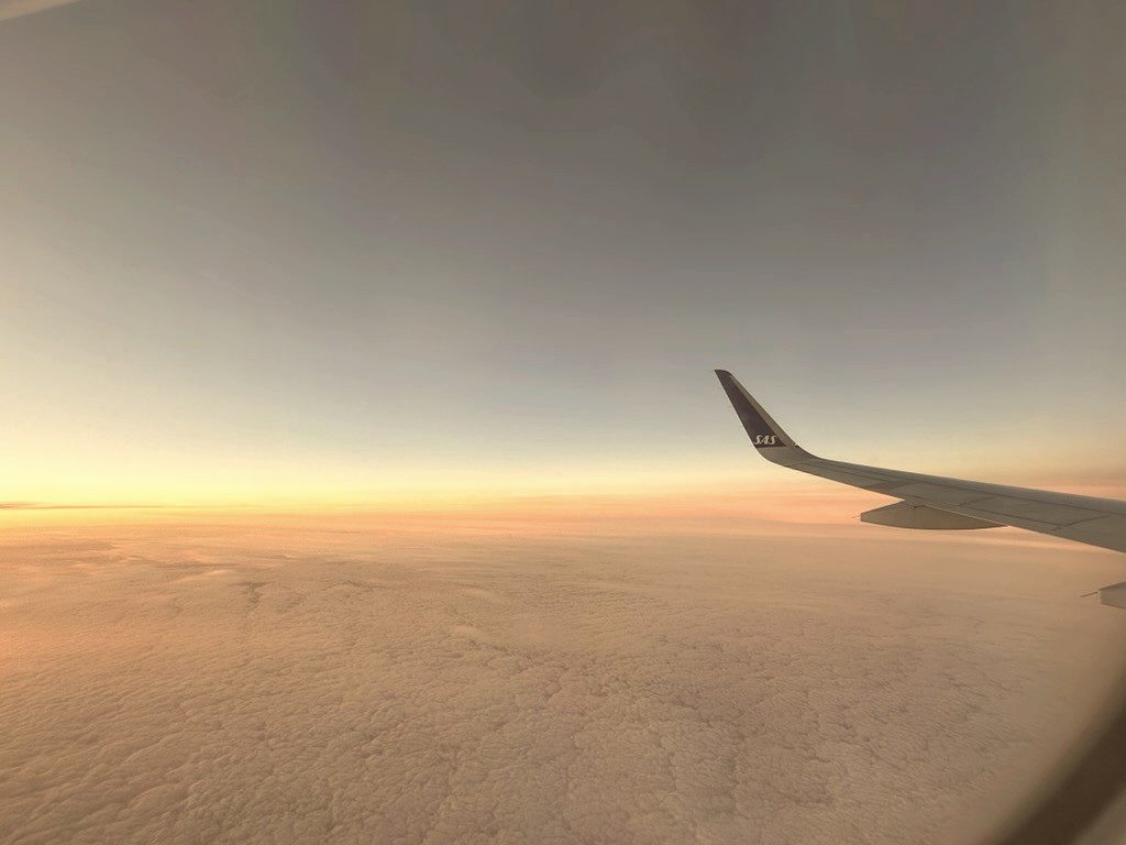 Above the clouds